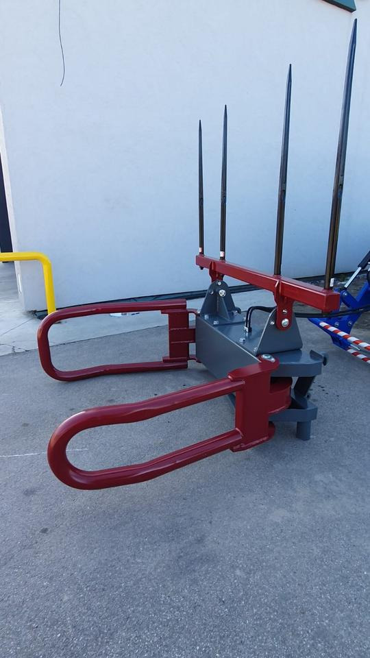 Ballenzange mit Zinken Rundbellenzange Silozange Frontlader Euro - Clamp: picture 2 Ballenzange mit Zinken Rundbellenzange Silozange Frontlader Euro - Clamp: picture 2