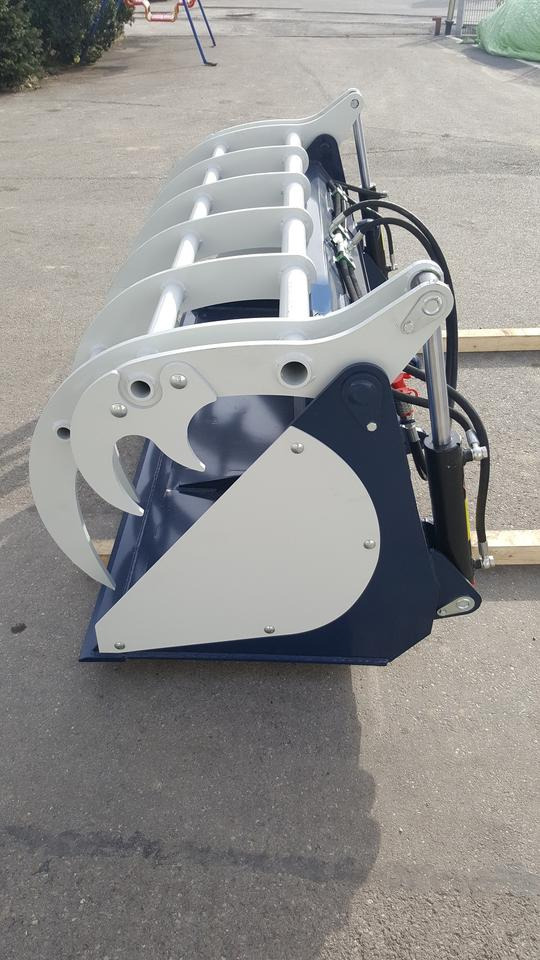 Greifschaufel 2,2m Euro Frontlader Kramer Volvo Radlader Cat - Loader bucket: picture 4 Greifschaufel 2,2m Euro Frontlader Kramer Volvo Radlader Cat - Loader bucket: picture 4