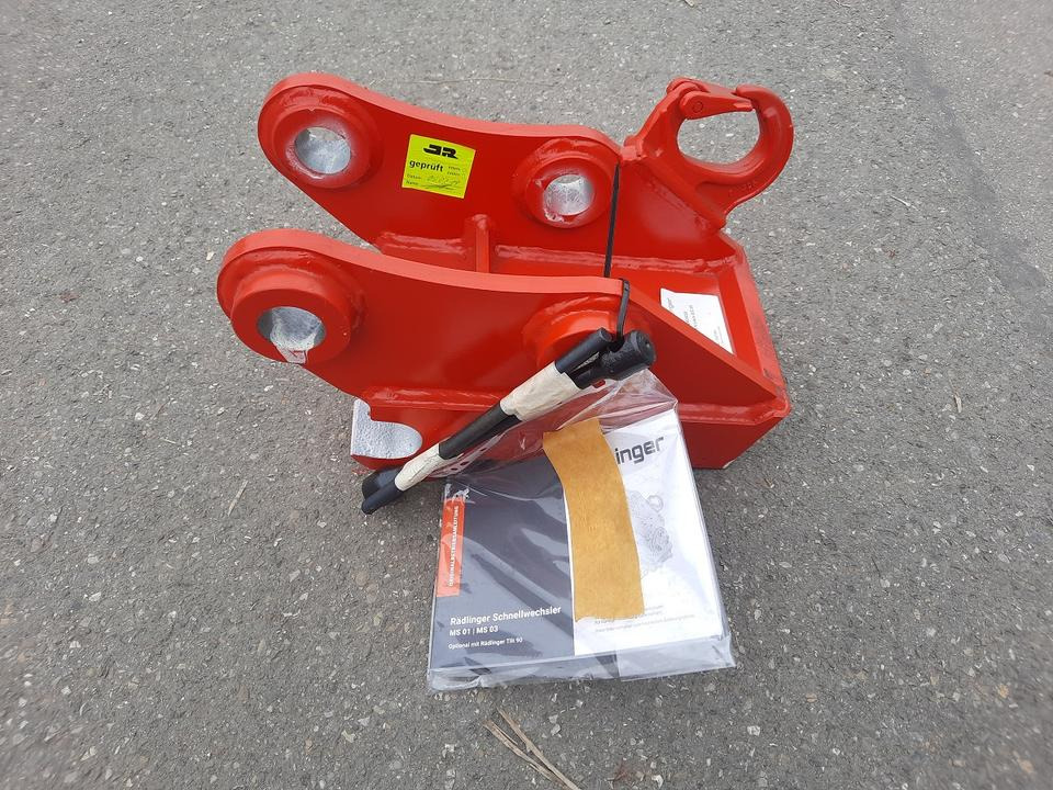 Rädlinger Schnellwechsler MS 03 2 - 6 to Minibagger Volvo Cat - Quick coupler for Mini excavator: picture 3 Rädlinger Schnellwechsler MS 03 2 - 6 to Minibagger Volvo Cat - Quick coupler for Mini excavator: picture 3