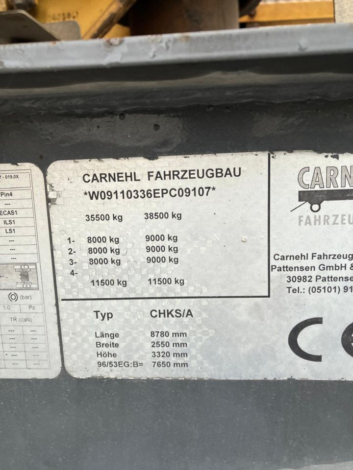 CARNEHL Kippauflieger CHKS A Kippauflieger - Tipper semi-trailer: picture 4 CARNEHL Kippauflieger CHKS A Kippauflieger - Tipper semi-trailer: picture 4