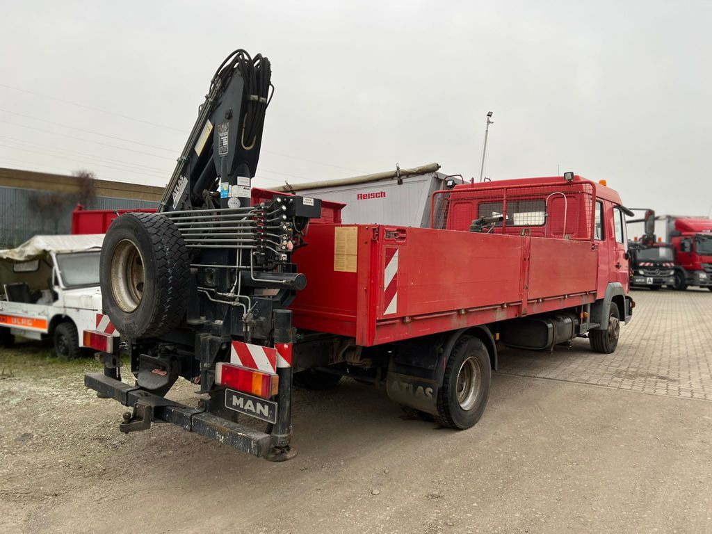 MAN LE 12.225 LC Pritsche Heckkran 6 Zylinder Doka T - Dropside/ Flatbed truck, Crane truck: picture 3 MAN LE 12.225 LC Pritsche Heckkran 6 Zylinder Doka T - Dropside/ Flatbed truck, Crane truck: picture 3