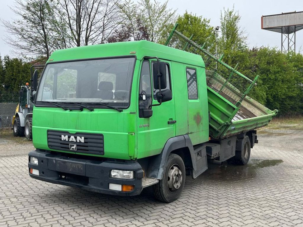 MAN LE 8.180 K 2-Achs Kipper Doppelkabine Meiller - Tipper van, Combi van: picture 1 MAN LE 8.180 K 2-Achs Kipper Doppelkabine Meiller - Tipper van, Combi van: picture 1