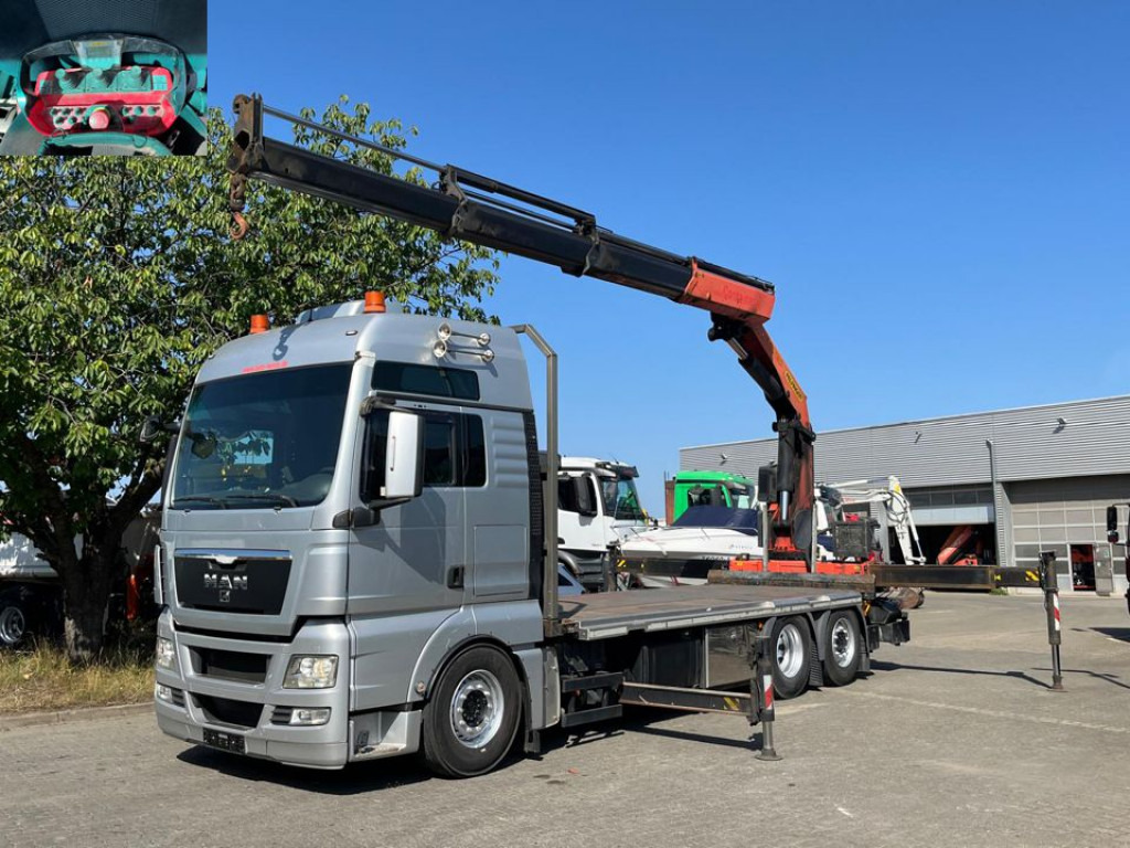 MAN MAN TG-X Pritsche Heckkran 26.400 6x2 Palfinger 34002 - Dropside/ Flatbed truck, Crane truck: picture 1 MAN MAN TG-X Pritsche Heckkran 26.400 6x2 Palfinger 34002 - Dropside/ Flatbed truck, Crane truck: picture 1