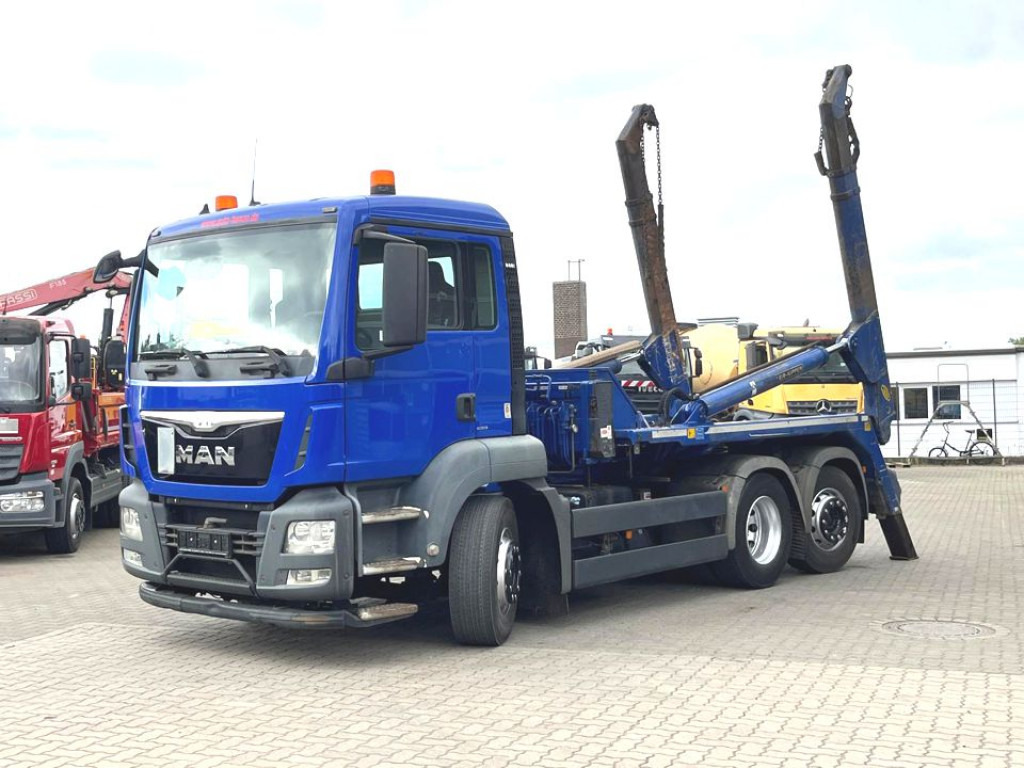 MAN TG-S 26.400 6x2 BL Absetzkipper Meiller Funk - Skip loader truck: picture 1 MAN TG-S 26.400 6x2 BL Absetzkipper Meiller Funk - Skip loader truck: picture 1