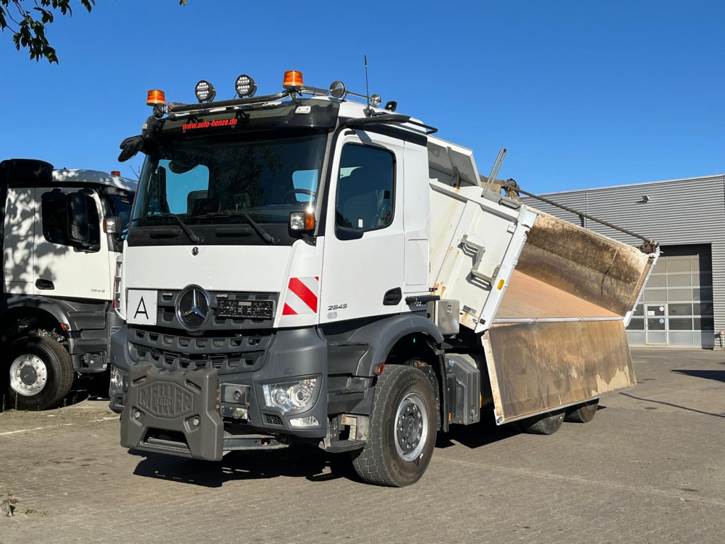 MERCEDES-BENZ Arocs 2645 K 6x4 3-Achs Kipper gr. Meiller Bordmatik 2 Stempel - Tipper: picture 1 MERCEDES-BENZ Arocs 2645 K 6x4 3-Achs Kipper gr. Meiller Bordmatik 2 Stempel - Tipper: picture 1