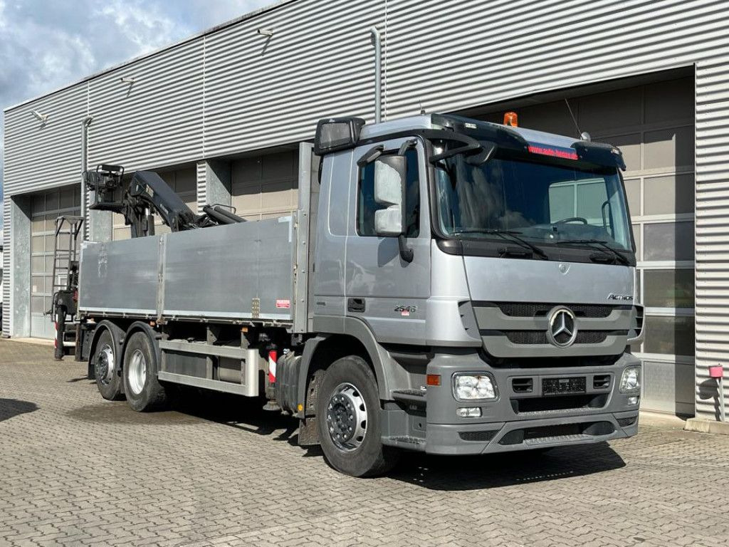 Mercedes-Benz Actros 2546 L 6x2 Pritsche Heckkran Hiab 288 6x - Dropside/ Flatbed truck, Crane truck: picture 2 Mercedes-Benz Actros 2546 L 6x2 Pritsche Heckkran Hiab 288 6x - Dropside/ Flatbed truck, Crane truck: picture 2