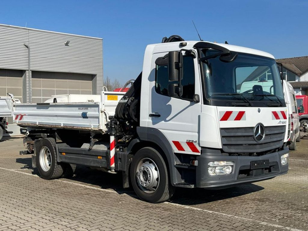 Mercedes-Benz Atego 1224 K 2-Achs Kipper Kran Hiab +Greiferst. - Tipper, Crane truck: picture 2 Mercedes-Benz Atego 1224 K 2-Achs Kipper Kran Hiab +Greiferst. - Tipper, Crane truck: picture 2