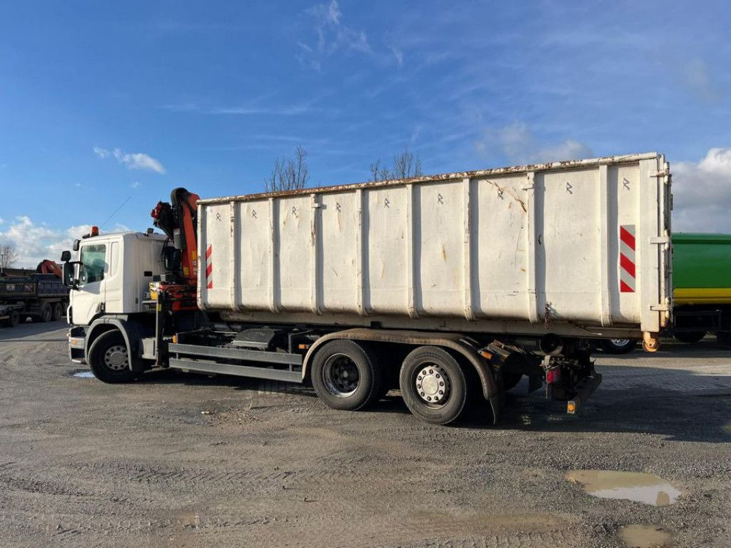 Scania P 360 6x2 Abrollkipper mit Kran Lift/Lenkachse - Hook lift truck, Crane truck: picture 3 Scania P 360 6x2 Abrollkipper mit Kran Lift/Lenkachse - Hook lift truck, Crane truck: picture 3