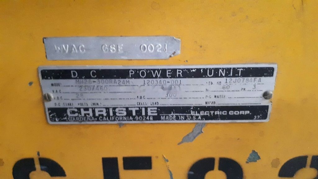 Christie DC-Power Unit MA28 - Ground power unit: picture 1 Christie DC-Power Unit MA28 - Ground power unit: picture 1