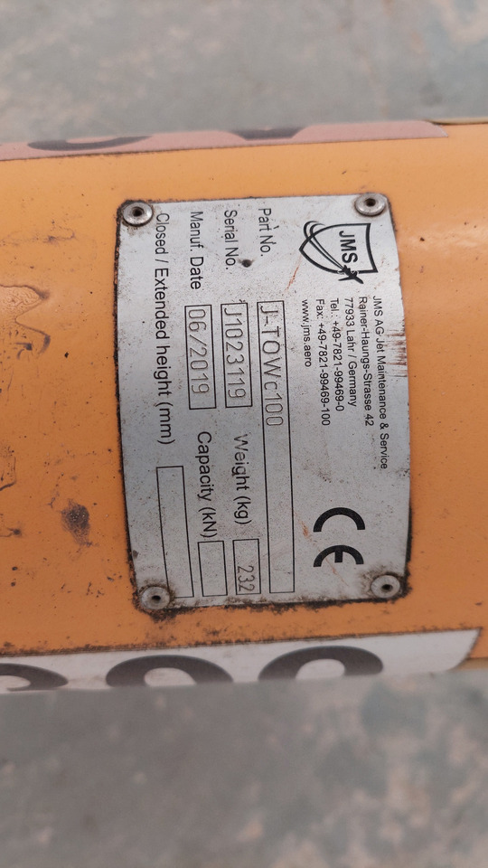 Towbar A220 JMS - Ground support equipment: picture 2 Towbar A220 JMS - Ground support equipment: picture 2