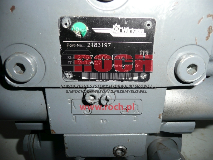 WIRTGEN 2183197 - Hydraulic pump for Construction machinery: picture 2 WIRTGEN 2183197 - Hydraulic pump for Construction machinery: picture 2
