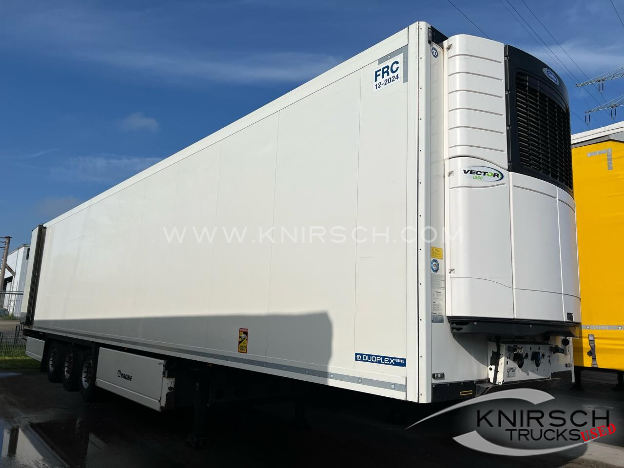 Isothermal semi-trailer KRONE Tiefkühlauflieger, Doppelstock, Carrier: picture 1