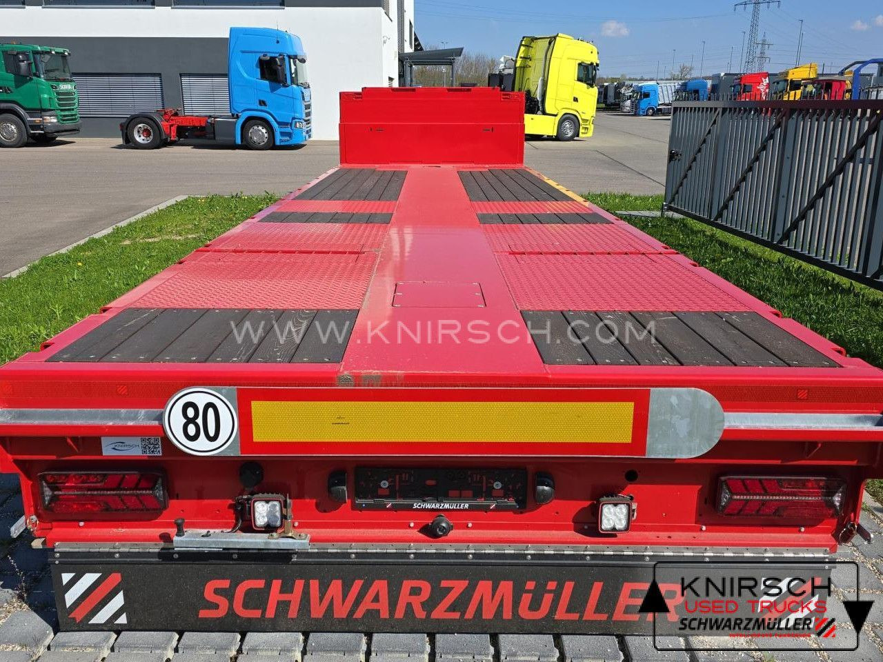 Schwarzmüller Tieflader ausziehbar gelenkt - Low loader semi-trailer: picture 4 Schwarzmüller Tieflader ausziehbar gelenkt - Low loader semi-trailer: picture 4