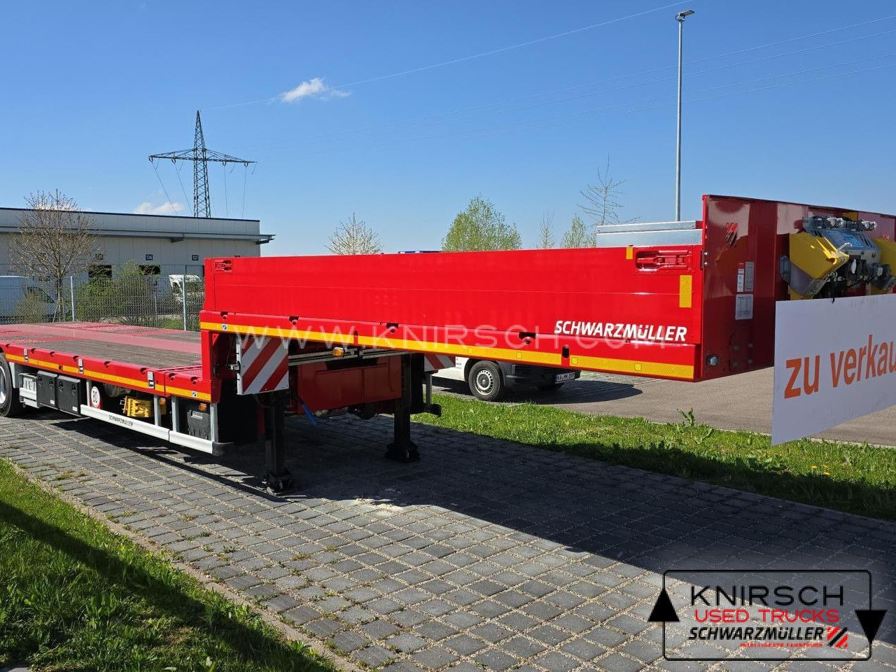Schwarzmüller Tieflader ausziehbar gelenkt - Low loader semi-trailer: picture 1 Schwarzmüller Tieflader ausziehbar gelenkt - Low loader semi-trailer: picture 1