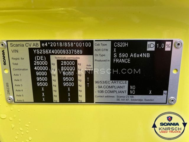 Scania S 590 A6x4NB  on lease Scania S 590 A6x4NB: picture 6