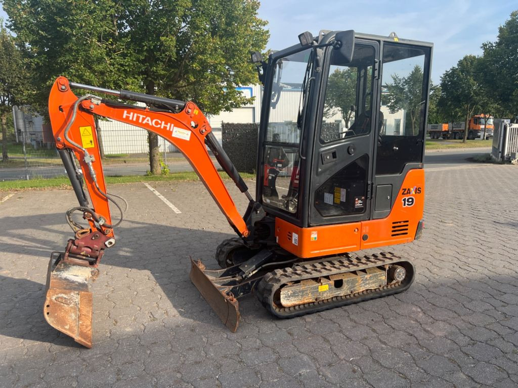 Mini excavator Hitachi ZX 19-5A CR, BJ 17, 1988 BH, Tilt MS01, TL, GL: picture 1