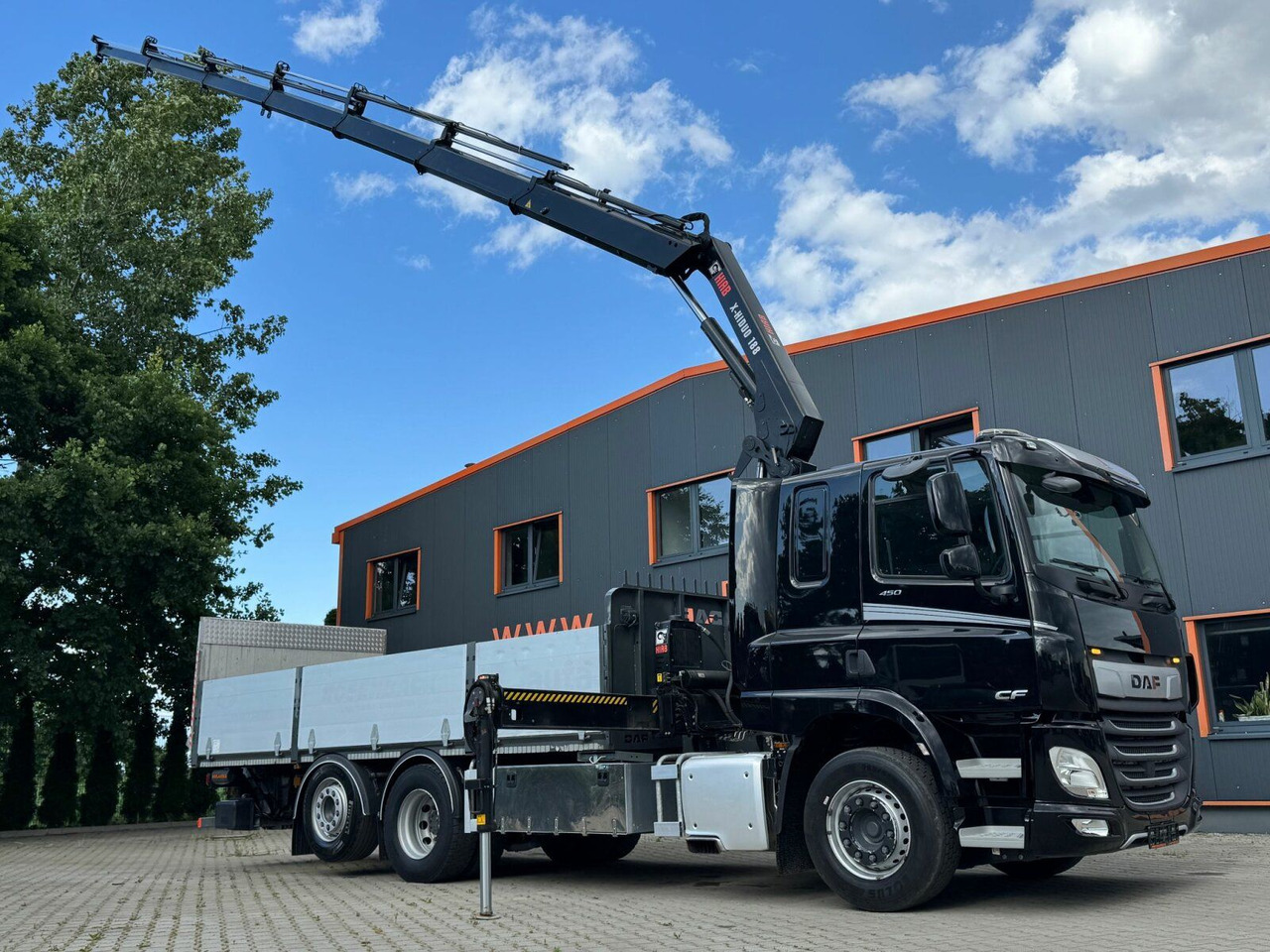 DAF CF 450 FAN 6x2 Pritsche mit Kran HIAB 188 E-6 - Dropside/ Flatbed truck, Crane truck: picture 2 DAF CF 450 FAN 6x2 Pritsche mit Kran HIAB 188 E-6 - Dropside/ Flatbed truck, Crane truck: picture 2
