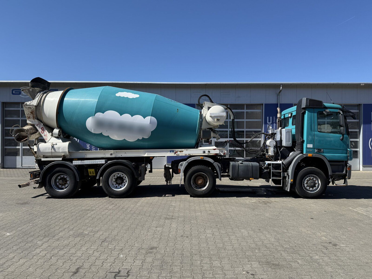 HTM 1004 3 Achse Betonmischer Auflieger - Concrete mixer semi-trailer: picture 4 HTM 1004 3 Achse Betonmischer Auflieger - Concrete mixer semi-trailer: picture 4
