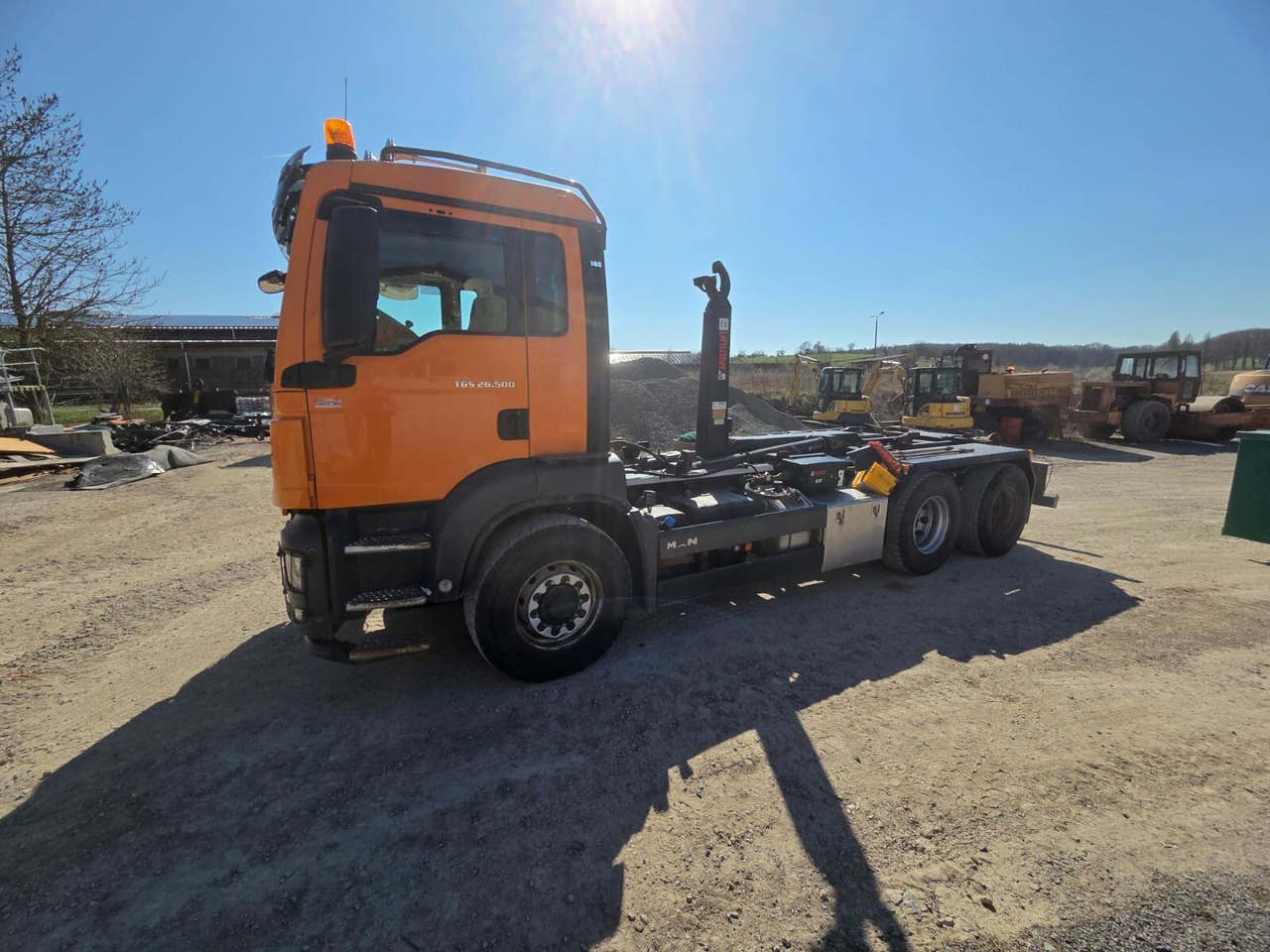 MAN TGS 26.500 6x6H Abrollkipper HIAB - Hook lift truck, Crane truck: picture 1 MAN TGS 26.500 6x6H Abrollkipper HIAB - Hook lift truck, Crane truck: picture 1