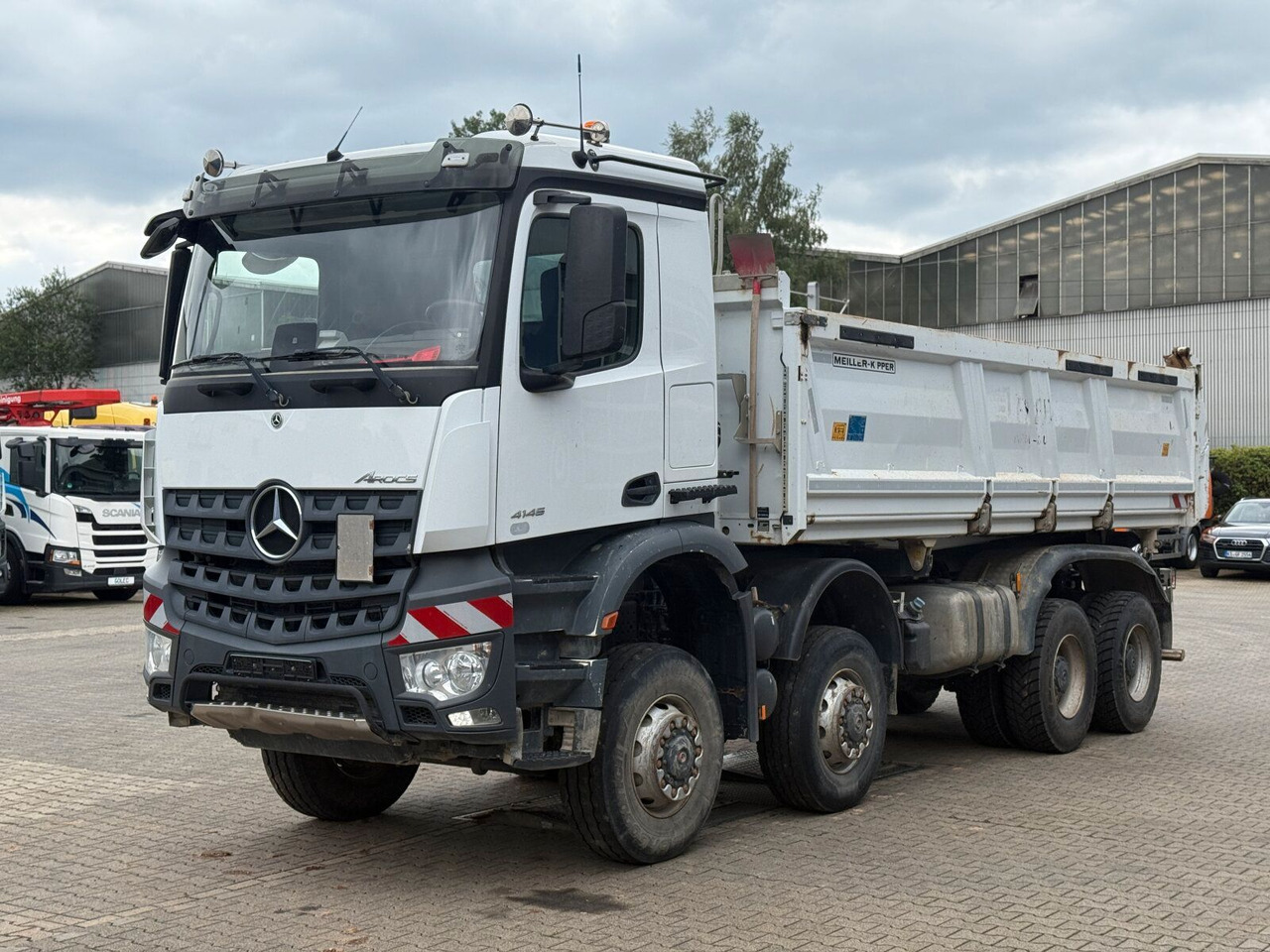 Mercedes-Benz 4145 8x8 Meiler Dreiseitenkipper Bordmatik - Tipper: picture 1 Mercedes-Benz 4145 8x8 Meiler Dreiseitenkipper Bordmatik - Tipper: picture 1