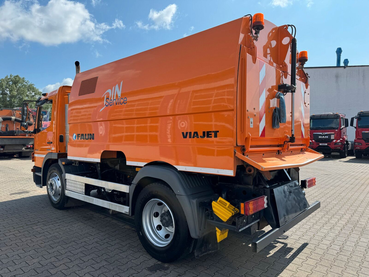 Road sweeper Mercedes-Benz ATEGO 1324 4x2 Kehrmaschine FAUN Viajet 6R/H: picture 7