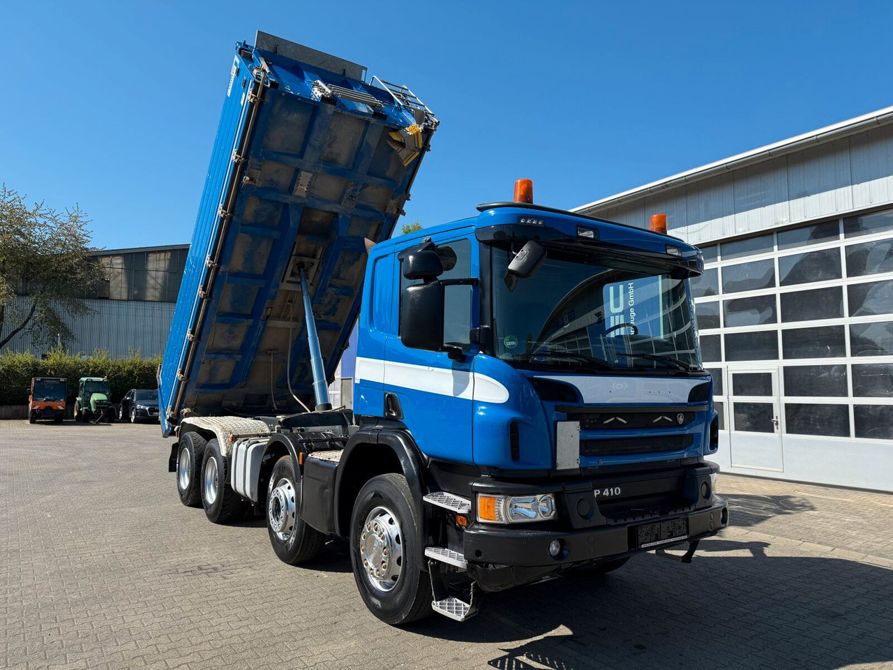 Scania P 410 8x4 Dreiseitenkipper DAUTEL - Tipper: picture 2 Scania P 410 8x4 Dreiseitenkipper DAUTEL - Tipper: picture 2