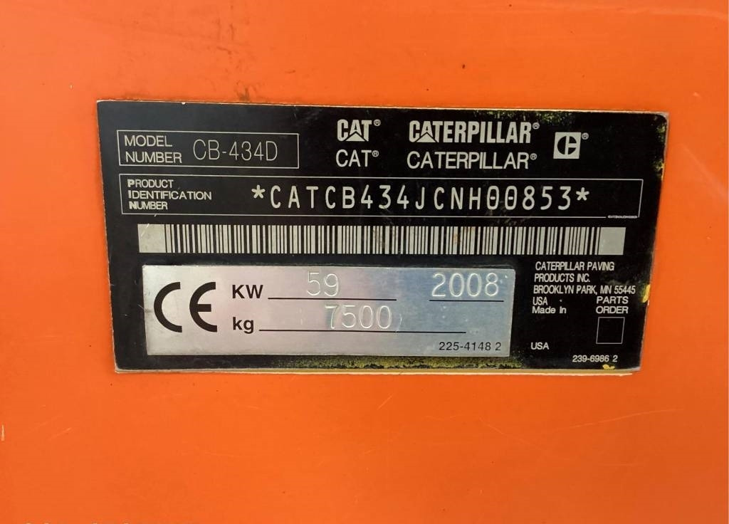 CAT CB 434 D - Road roller: picture 4 CAT CB 434 D - Road roller: picture 4