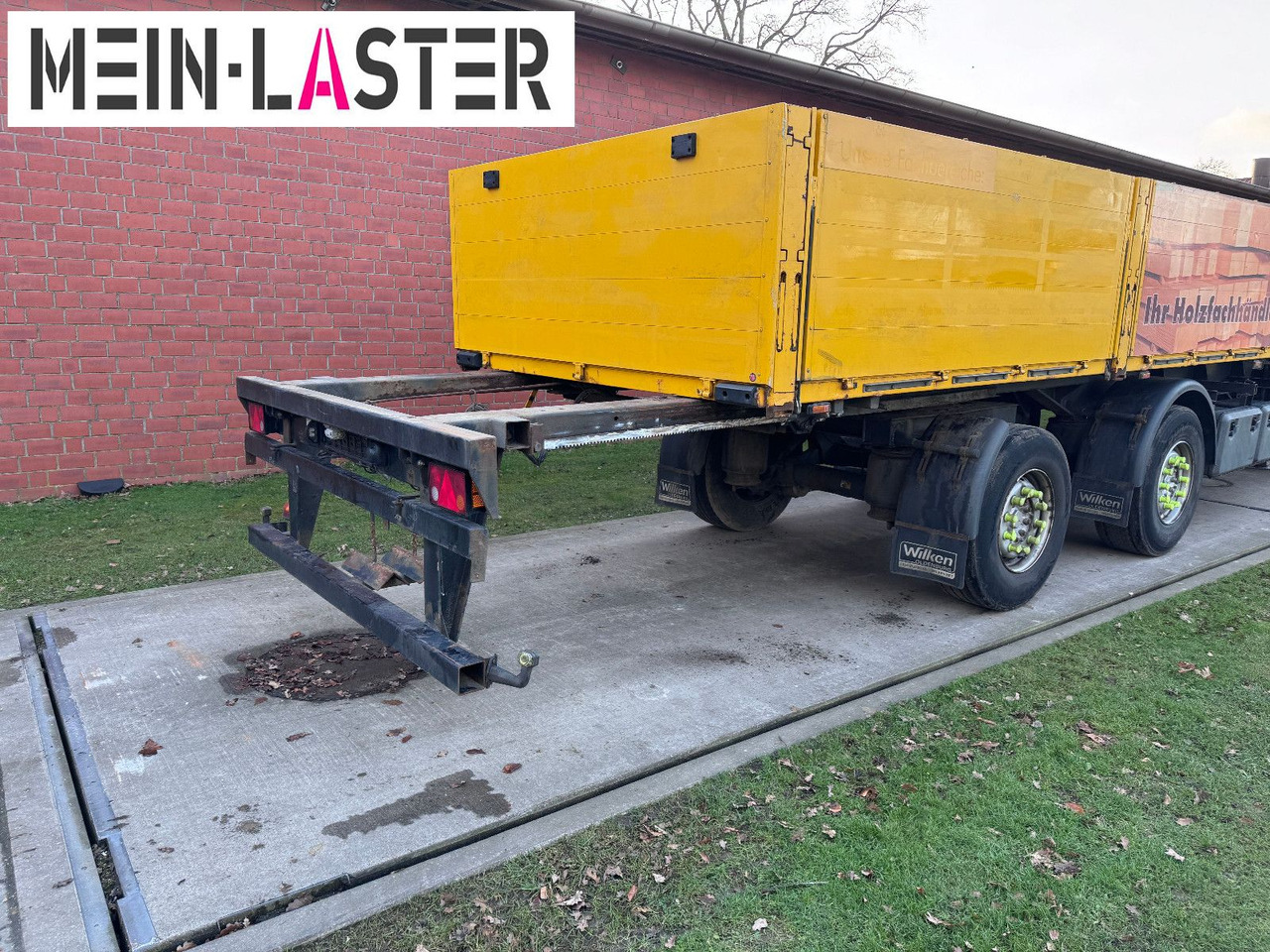 Ackermann Baustoffpritsche 11.5-13 m Lenkachse NL 19t - Dropside/ Flatbed semi-trailer: picture 2 Ackermann Baustoffpritsche 11.5-13 m Lenkachse NL 19t - Dropside/ Flatbed semi-trailer: picture 2
