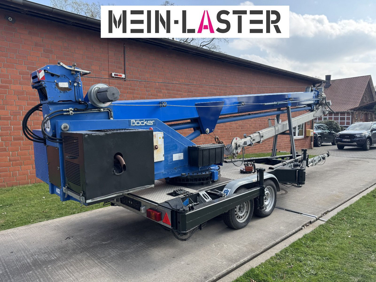 Mini crane Böcker AHK 30/1400 mit Funk FB nur 1.800 BS: picture 11