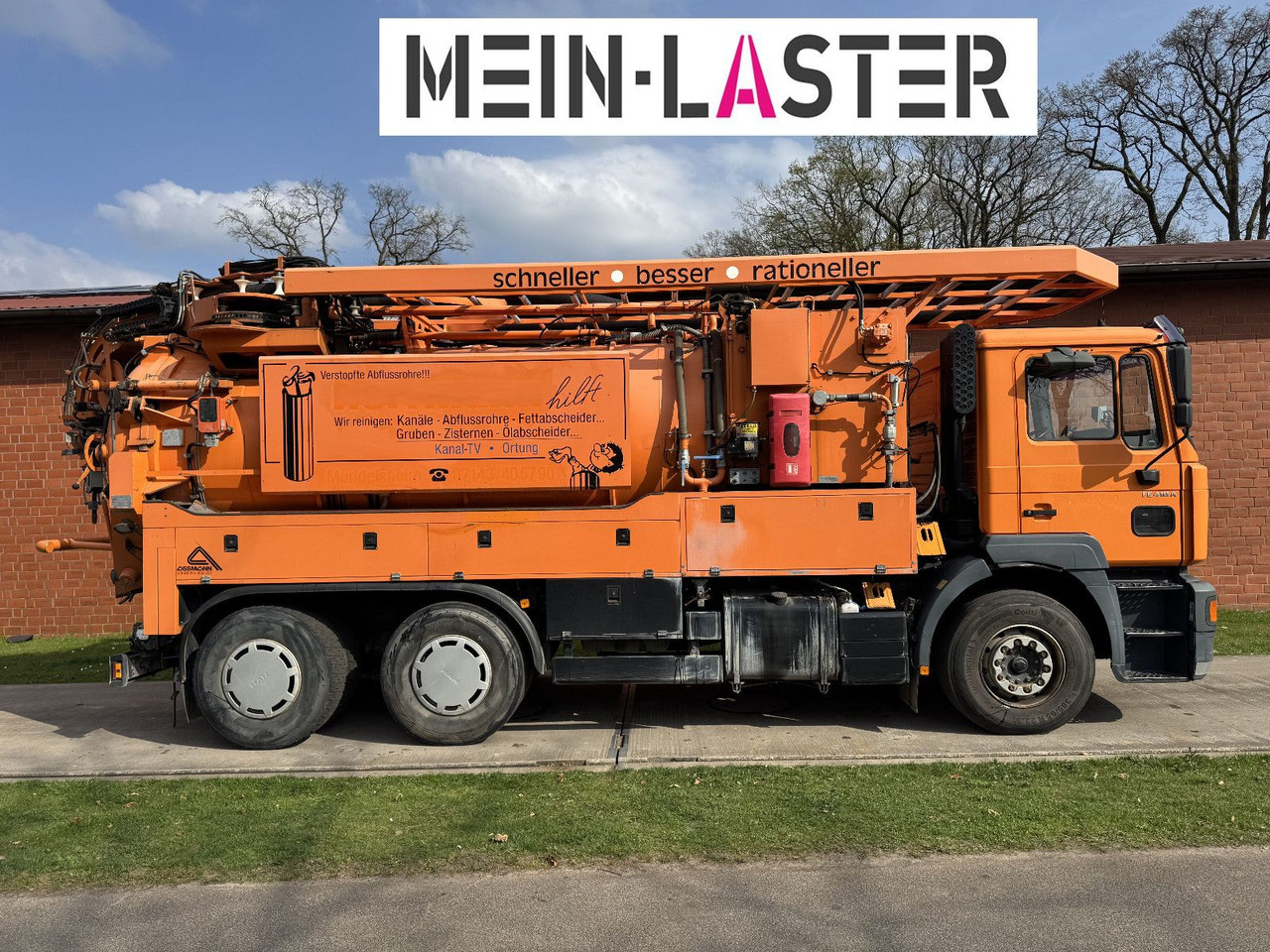 MAN FE 410 Assmann Saug HD Spüler Recycling + FB. - Vacuum truck: picture 3 MAN FE 410 Assmann Saug HD Spüler Recycling + FB. - Vacuum truck: picture 3