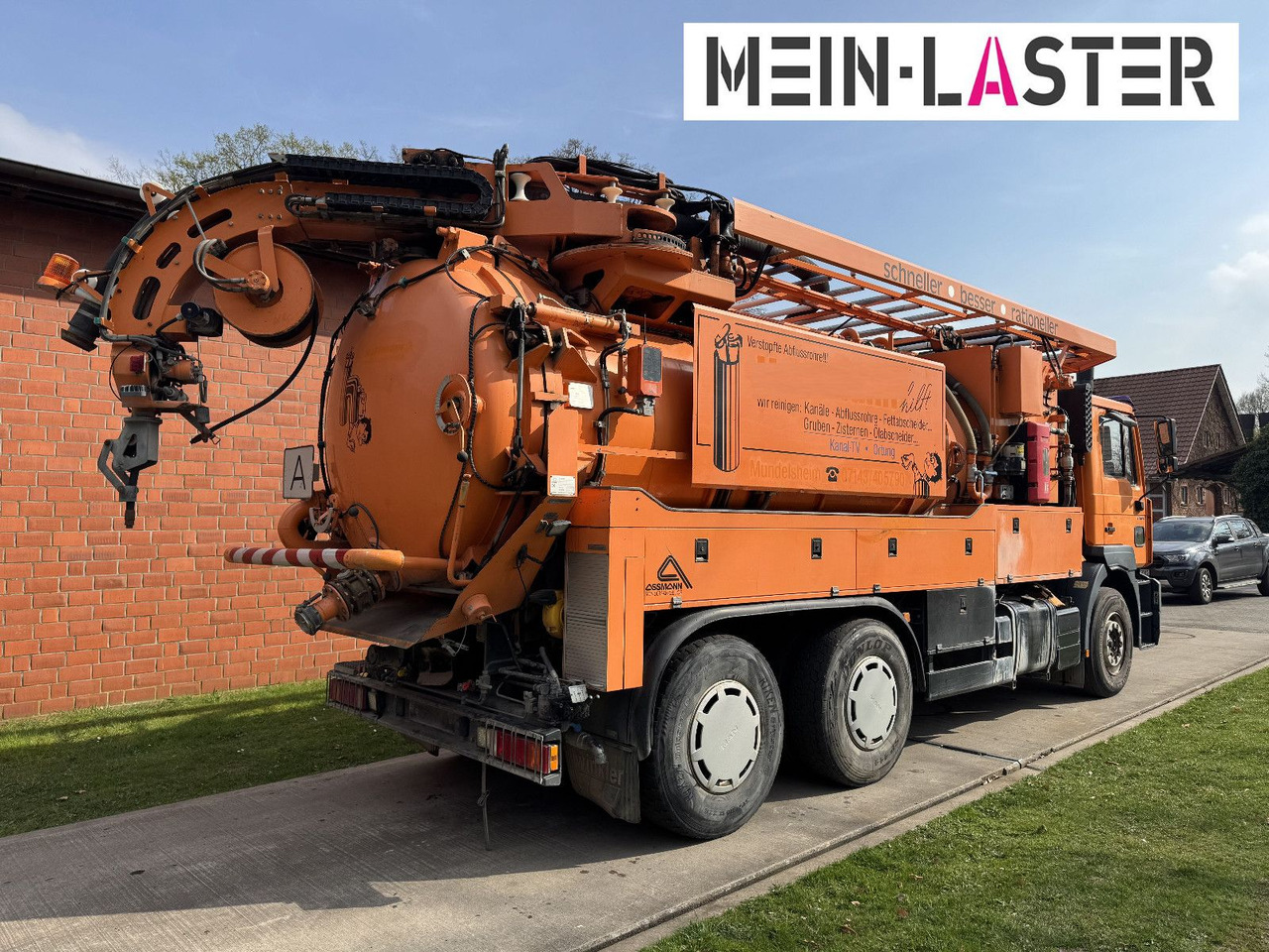 MAN FE 410 Assmann Saug HD Spüler Recycling + FB. - Vacuum truck: picture 5 MAN FE 410 Assmann Saug HD Spüler Recycling + FB. - Vacuum truck: picture 5