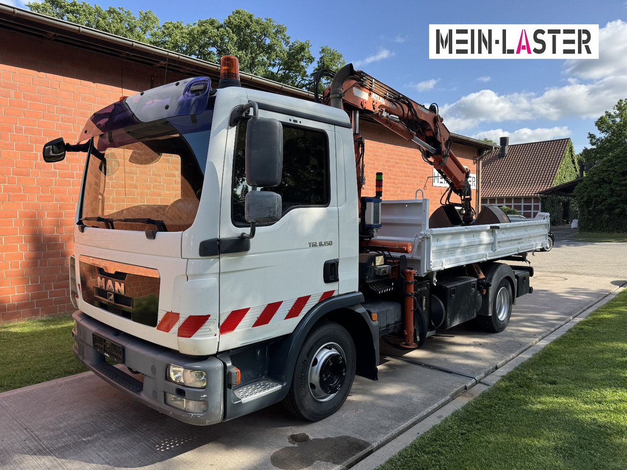 MAN TGL 8.150 3 S-Kipper Atlas 75 10m -1t.  Funk FB on lease MAN TGL 8.150 3 S-Kipper Atlas 75 10m -1t.  Funk FB: picture 17