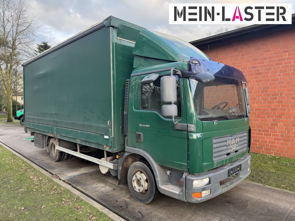 MAN TGL 8.180 2x AHK 1. Hand Edschaplane R+L - Curtain side van: picture 1 MAN TGL 8.180 2x AHK 1. Hand Edschaplane R+L - Curtain side van: picture 1