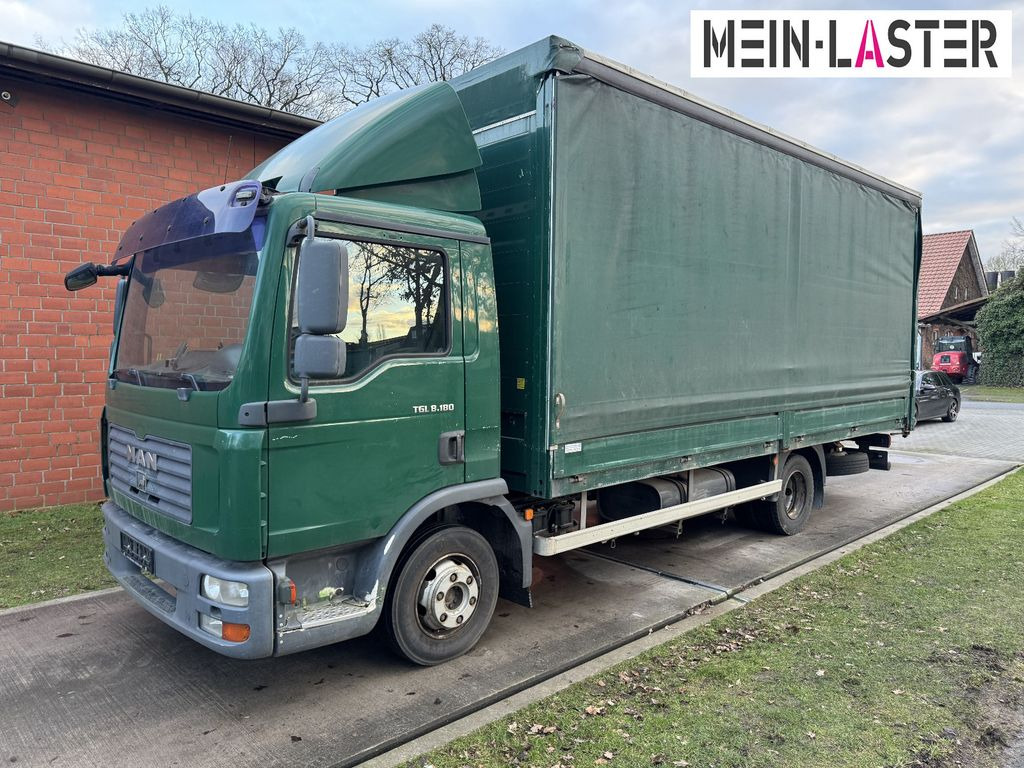 MAN TGL 8.180 2x AHK 1. Hand Edschaplane R+L - Curtain side van: picture 2 MAN TGL 8.180 2x AHK 1. Hand Edschaplane R+L - Curtain side van: picture 2