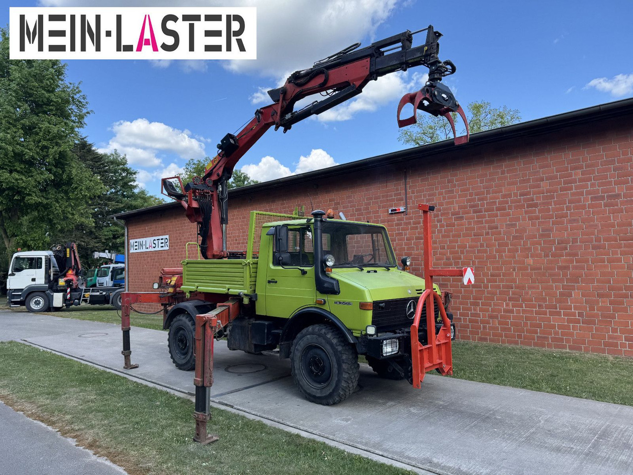 Unimog U 1650 PK 10500 Kran 15 m max. 3,9 t Seilwinde - Crane truck: picture 2 Unimog U 1650 PK 10500 Kran 15 m max. 3,9 t Seilwinde - Crane truck: picture 2