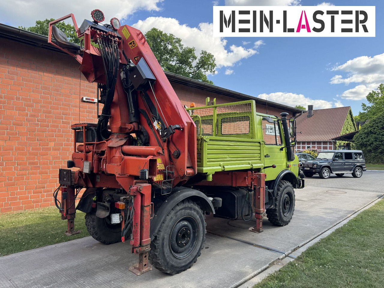 Unimog U 1650 PK 10500 Kran 15 m max. 3,9 t Seilwinde - Crane truck: picture 4 Unimog U 1650 PK 10500 Kran 15 m max. 3,9 t Seilwinde - Crane truck: picture 4