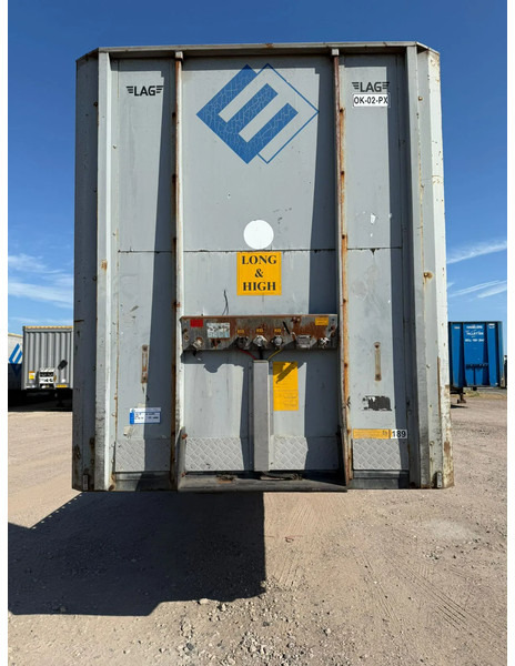LAG 7x LAG 2008 (1x 2009) MEGA ex Hamelers HUIF/FLAT - Closed box semi-trailer: picture 1 LAG 7x LAG 2008 (1x 2009) MEGA ex Hamelers HUIF/FLAT - Closed box semi-trailer: picture 1