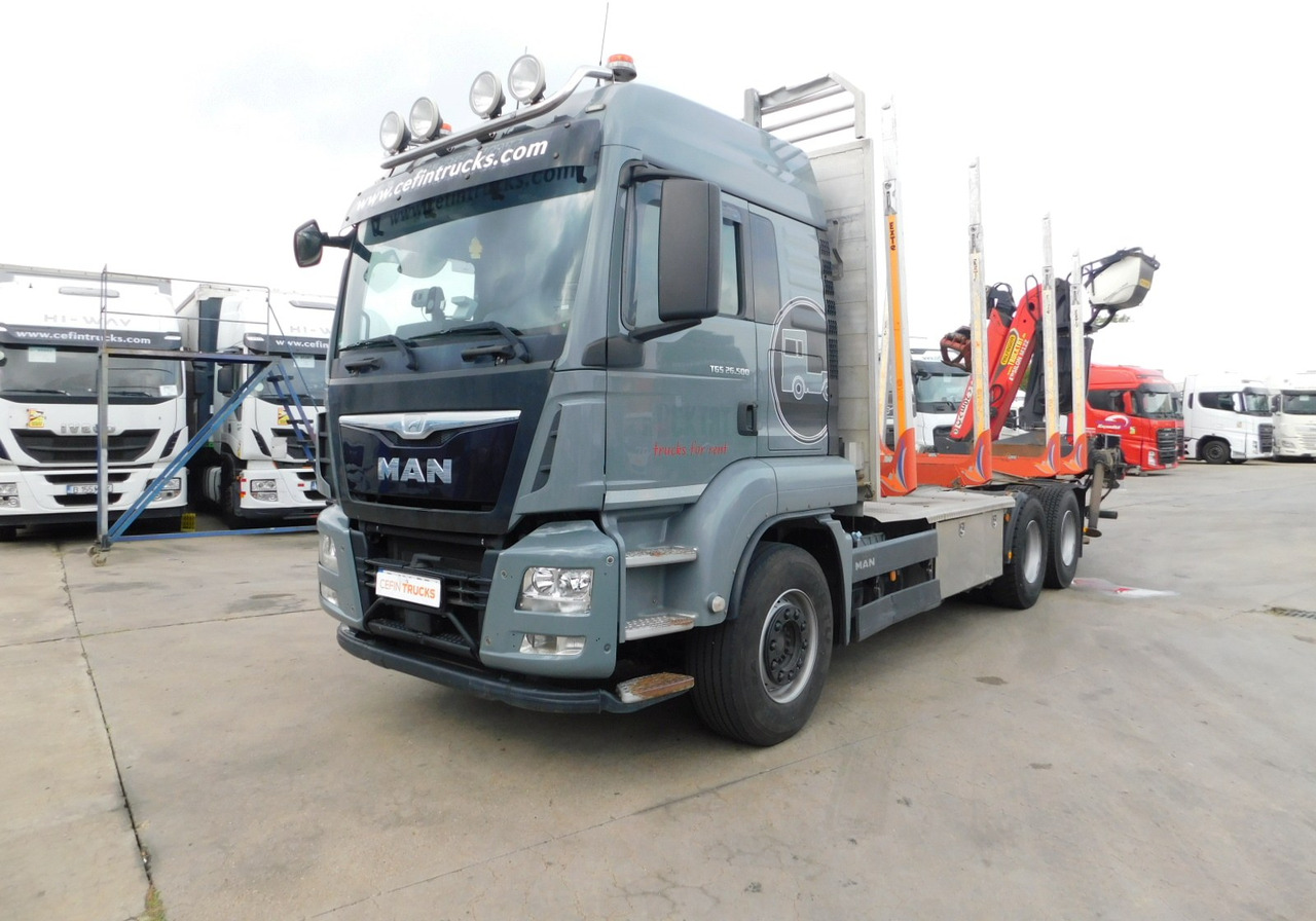 Man Tgs - Timber truck, Crane truck: picture 1 Man Tgs - Timber truck, Crane truck: picture 1