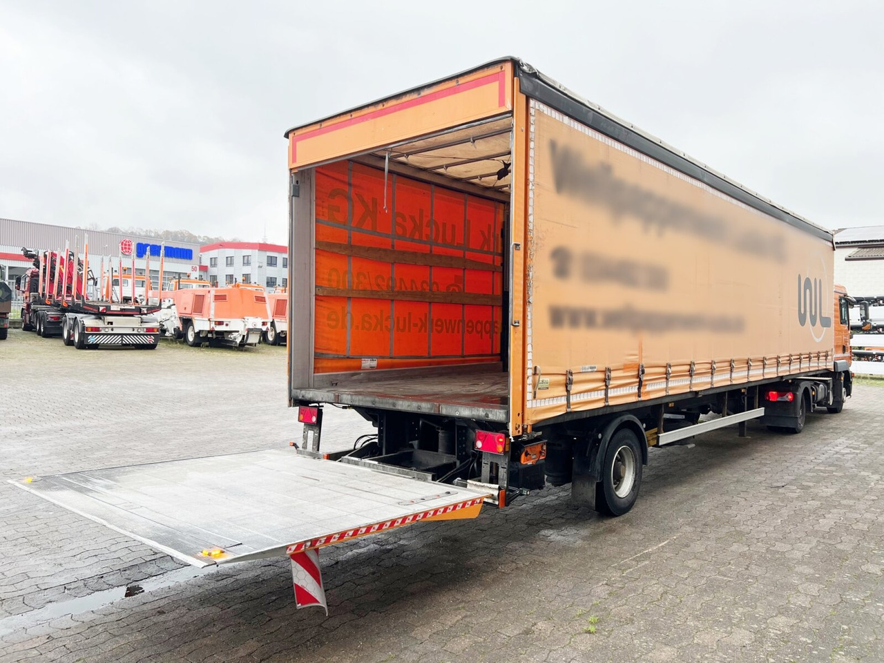 Ackermann PS-F 5.3/10.1 E SPS PS-F 5.3/10.1 E SPS, Edscha-Verdeck, LBW Dhollandia - Curtainsider semi-trailer: picture 3 Ackermann PS-F 5.3/10.1 E SPS PS-F 5.3/10.1 E SPS, Edscha-Verdeck, LBW Dhollandia - Curtainsider semi-trailer: picture 3