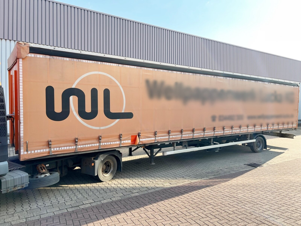 Ackermann PS-F 5.3/13.5 EZG SPS PS-F 5.3/13.5 EZG SPS, Edscha-Verdeck, Lenkachse - Curtainsider semi-trailer: picture 1 Ackermann PS-F 5.3/13.5 EZG SPS PS-F 5.3/13.5 EZG SPS, Edscha-Verdeck, Lenkachse - Curtainsider semi-trailer: picture 1