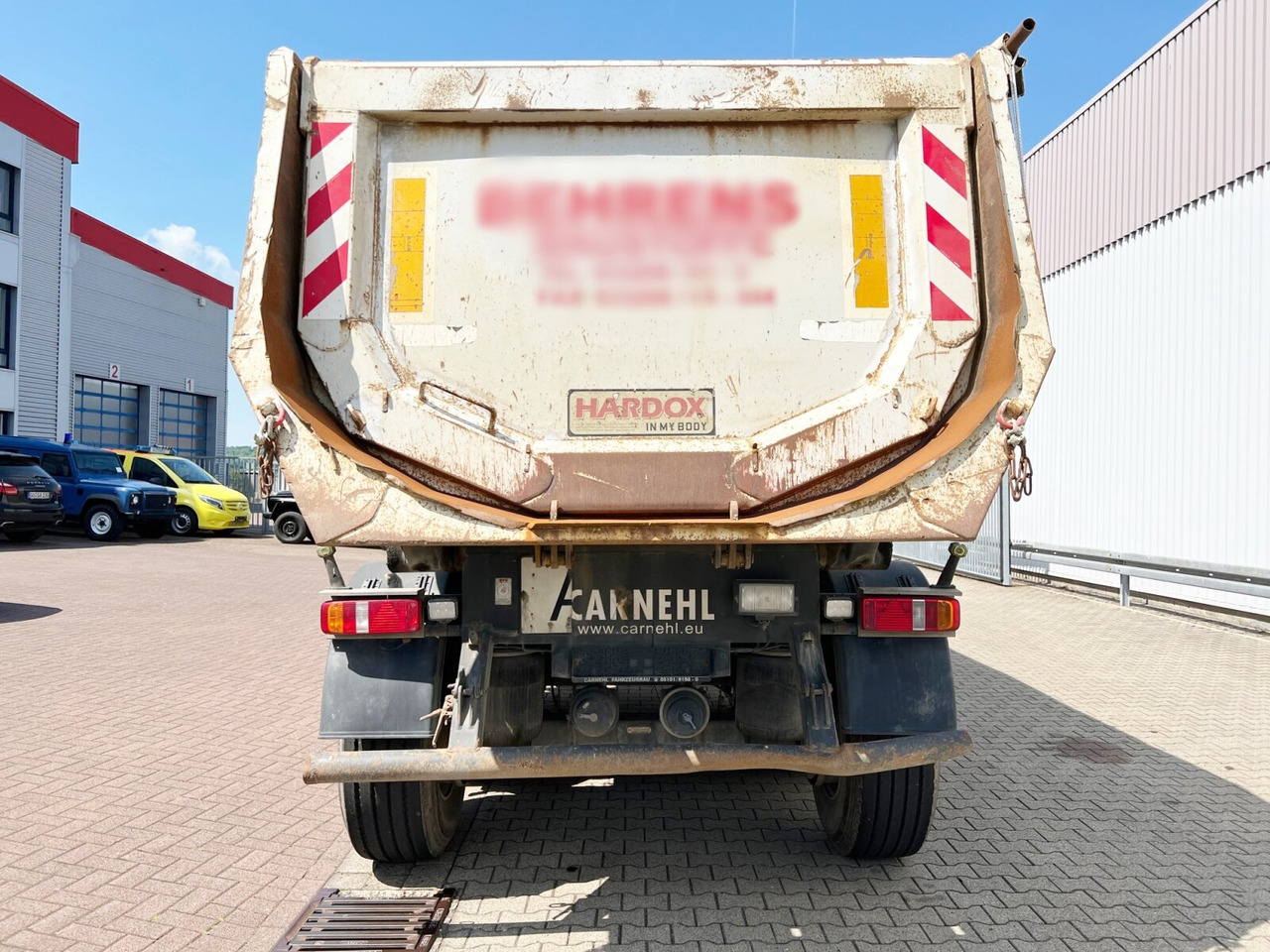 Tipper semi-trailer Carnehl CHKS/HH CHKS/HH, Stahlmulde ca. 26m³, Liftachse: picture 8
