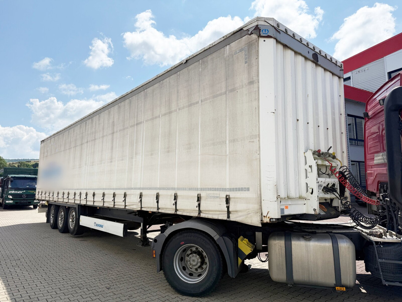 Krone SDP 27 eLCQ4-CS Coil Liner SDP 27 eLCQ4-CS Coil Liner, Coilmulde, Liftachse, Nachlauflenkachse, Edscha - Dropside/ Flatbed semi-trailer: picture 2 Krone SDP 27 eLCQ4-CS Coil Liner SDP 27 eLCQ4-CS Coil Liner, Coilmulde, Liftachse, Nachlauflenkachse, Edscha - Dropside/ Flatbed semi-trailer: picture 2