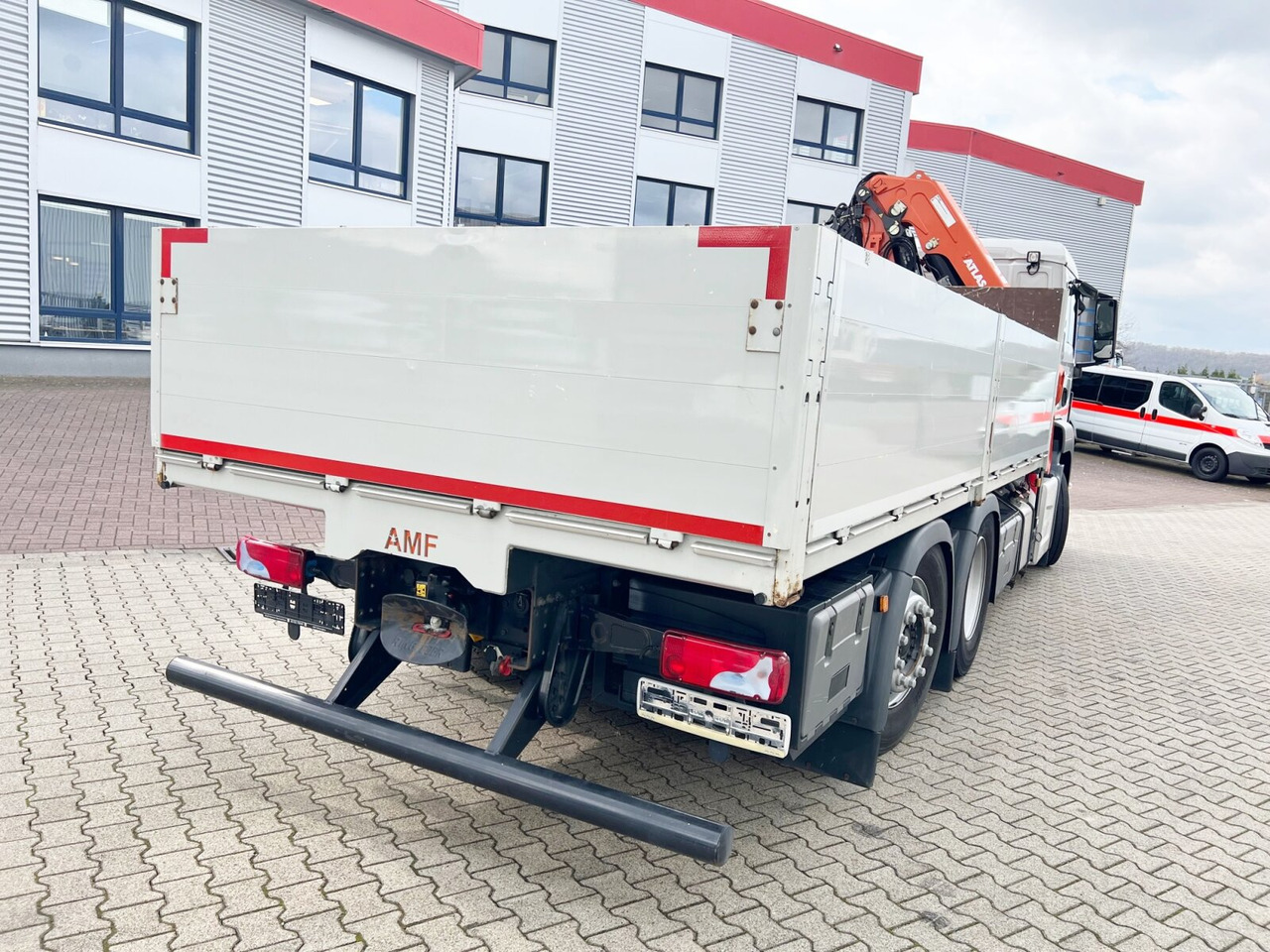 Crane truck, Dropside/ Flatbed truck MAN TGS 26.360/400 6x2-4 BL TGS 26.360/400 6x2-4 BL, Lenk-/Lift, Kran Atlas AK 206.3E A5, Funk: picture 11
