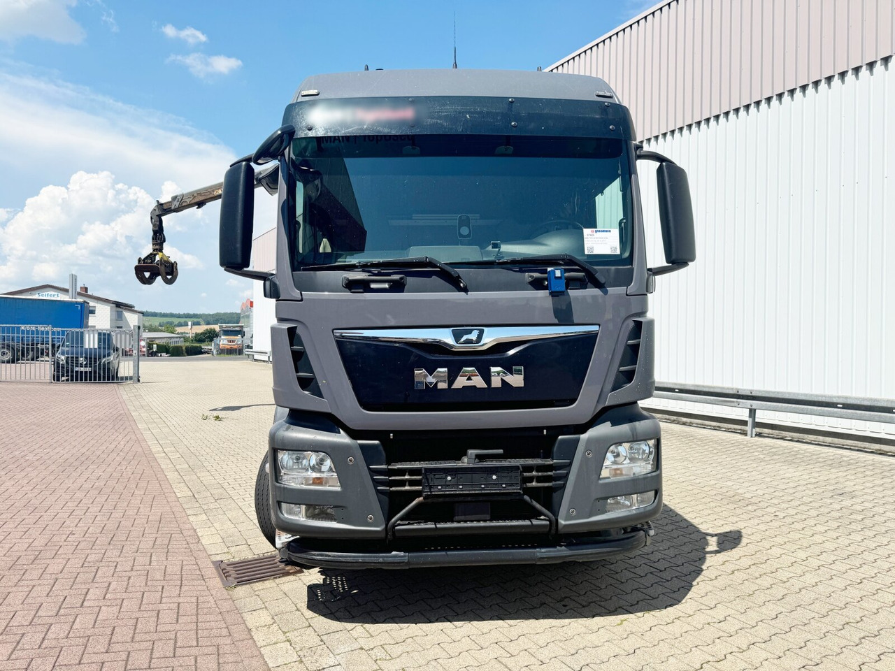 Timber truck, Crane truck MAN TGS 26.500 6X4H-4 BL TGS 26.500 6X4H-4 BL, PriTarder, HydroDrive, Lenk-/Lift, Heckkran Epsilon M13Z83: picture 8