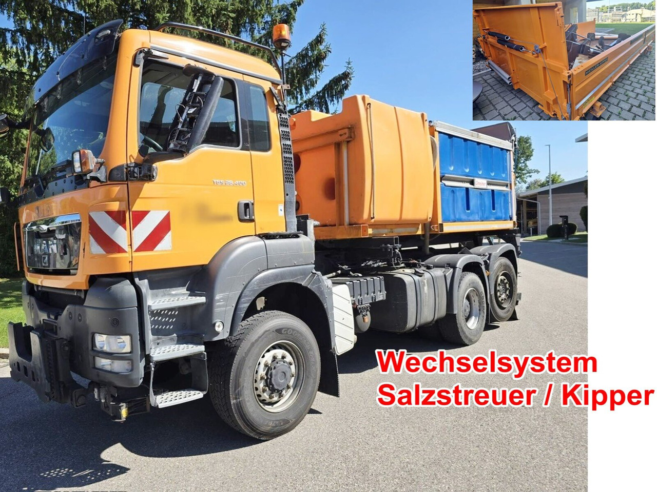 MAN TGS 28.400 6x4-4 BL TGS 28.400 6x4-4 BL, EEV, Lenk-/Liftachse, Wechselsystem Kipper/Salzsteuer - Tipper: picture 1 MAN TGS 28.400 6x4-4 BL TGS 28.400 6x4-4 BL, EEV, Lenk-/Liftachse, Wechselsystem Kipper/Salzsteuer - Tipper: picture 1