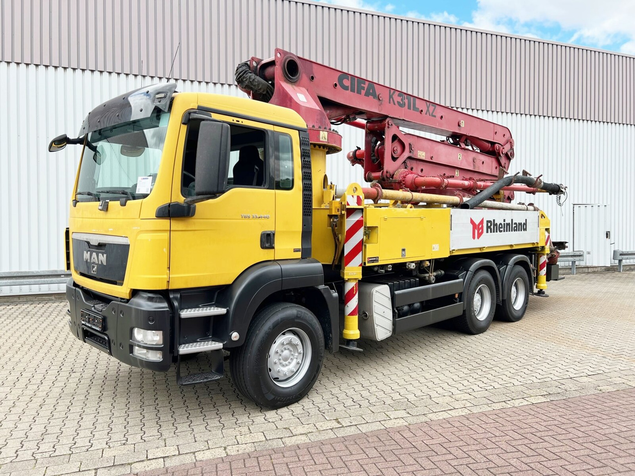 MAN TGS 33.440 6X4 BB TGS 33.440 6X4 BB, Betonpumpe CIFA K31L XZ, 31m Mast on lease MAN TGS 33.440 6X4 BB TGS 33.440 6X4 BB, Betonpumpe CIFA K31L XZ, 31m Mast: picture 8