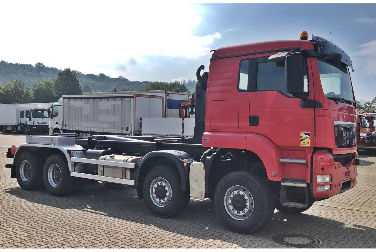 Cab chassis truck MAN TGS 41.480 8X8 BB TGS 41.480 8X8 BB, Bender Stahlmulde ca. 18m³, hydr. Heckklappe: picture 8