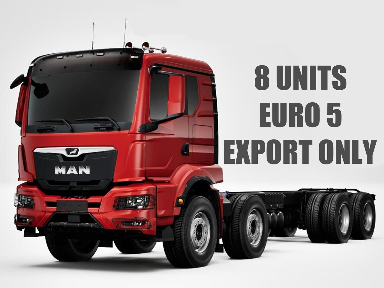 MAN TGS 41.480 8x4 BB CH TGS 41.480 8x4 BB CH, MEHRFACH VORHANDEN! - Cab chassis truck: picture 1 MAN TGS 41.480 8x4 BB CH TGS 41.480 8x4 BB CH, MEHRFACH VORHANDEN! - Cab chassis truck: picture 1