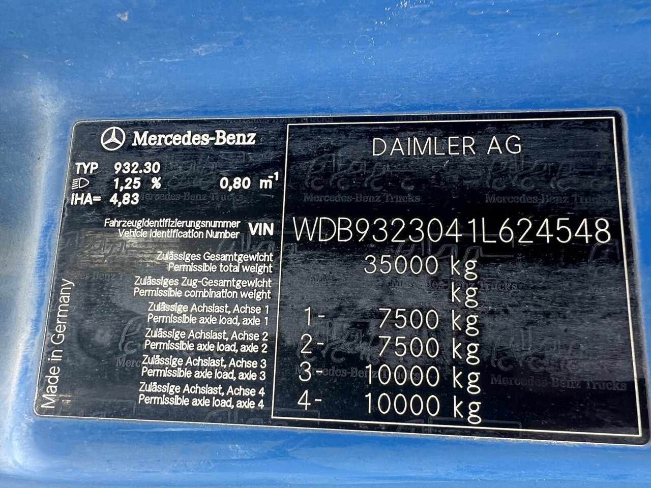 Mercedes-Benz Actros MP 3, 3241/8x4, Actros MP 3, 3241/8x4, Alukipper Bordmatik, Kli-Ret - Tipper: picture 5 Mercedes-Benz Actros MP 3, 3241/8x4, Actros MP 3, 3241/8x4, Alukipper Bordmatik, Kli-Ret - Tipper: picture 5