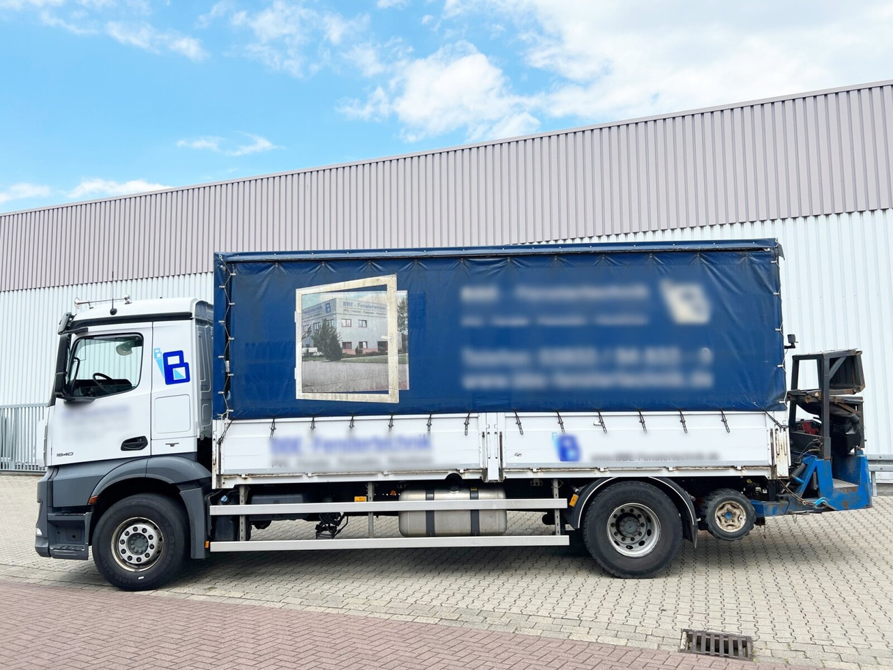 Mercedes-Benz Antos 1840 L 4x2 Antos 1840 L 4x2, Aufnahme für Mitnahmestapler - Curtainsider truck: picture 1 Mercedes-Benz Antos 1840 L 4x2 Antos 1840 L 4x2, Aufnahme für Mitnahmestapler - Curtainsider truck: picture 1